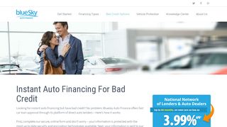Instant Auto Financing | Bluesky Auto Finance