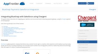 BlueSnap Payments Salesforce Integration - AppFrontier