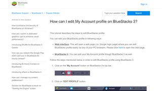 How can I edit My Account profile on BlueStacks 3? – BlueStacks ...