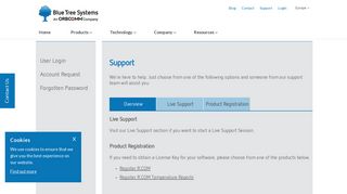 Support Portal | Blue Tree Systems