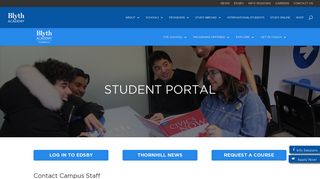 Thornhill School Student Portal | Blyth Academy School
