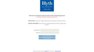 Blyth Academy Online - Appointment System - pickAtime