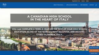 Blyth Academy Florence | A Canadian High School In Florence