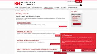 Birmingham Midshires | Existing savers
