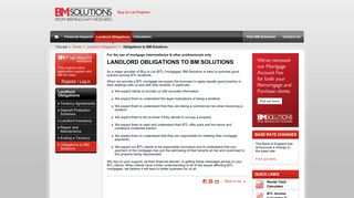 Buy to Let Experts from BM Solutions | Obligations to BM Solutions