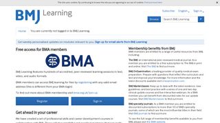 BMJ Learning: CPD for BMA members