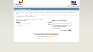 BMA Contractor Management System