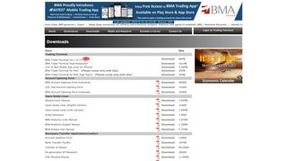 BMA Trade | Downloads
