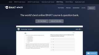 BMAT Ninja | The world's best online BMAT course & question bank