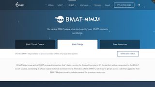 BMAT Ninja - Online BMAT Course and BMAT Question Bank | 6med