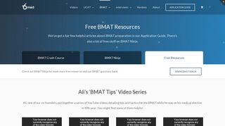 Free BMAT Resources | 6med