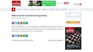 BMB launches internet banking facility - Banking Frontiers