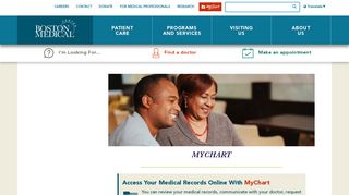 MyChart | Boston Medical Center