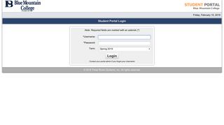 Student Portal Login - BMCSPACE