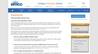 Office 365 BMCC Student Email - CCC - Accounts & eMail - CUNY.edu