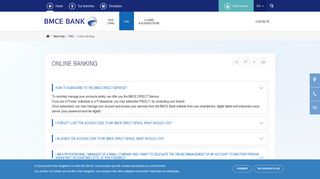 Online Banking | BMCE BANK