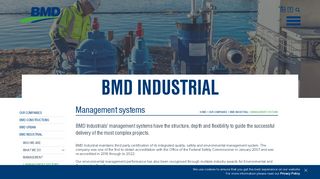 Management systems - BMD Constructions