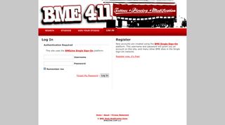 BME411 - Login - World-Wide Studio Directory