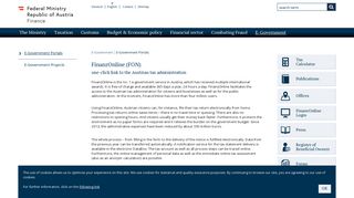 BMF - FinanzOnline (FON)