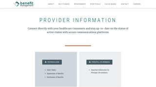 Provider - Benefit Management, LLC