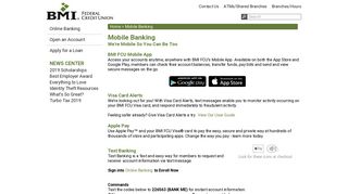 Mobile Banking - BMI Federal Credit Union