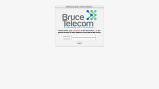 Bmts Webmail Login - Bruce Telecom
