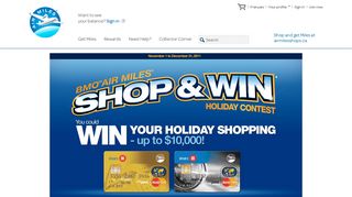 Sign in to Airmiles.ca - AIR MILES - Home