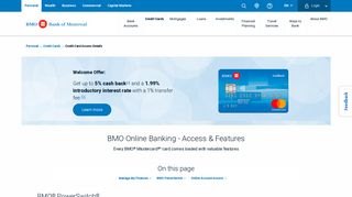 Mastercard Online Banking - Access & Features| BMO