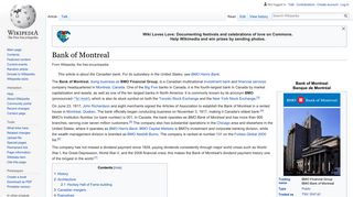 Bank of Montreal - Wikipedia