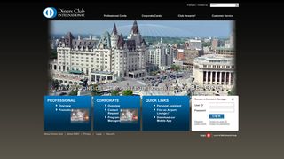 Diners Club Canada Home page