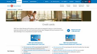 Credit Cards | Small Business | BMO Harris