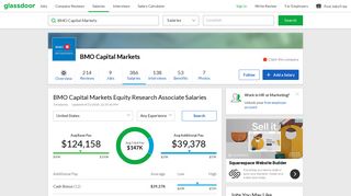 BMO Capital Markets Equity Research Associate Salaries | Glassdoor