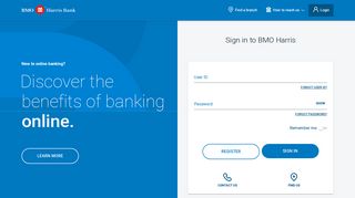 Login - BMO Harris Bank