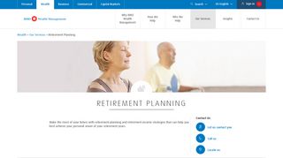 Retirement Planning | Our Services | BMO Harris Bank