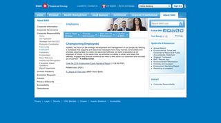 Employees | Corporate Responsibility | BMO ... - BMO Bank of Montreal