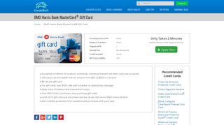 BMO Harris Bank MasterCard® Gift Card | CardsBull.com