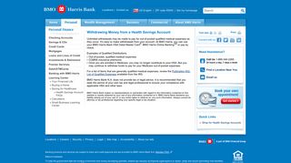 Withdrawing Money from a Health Savings Account - BMO Harris Bank