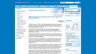 BMO Wealth Management Appoints New Leader for BMO Harris ...
