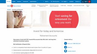 Retirement Accounts (IRAs) & Investments - BMO Harris Bank
