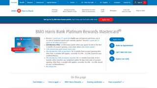 Platinum Rewards Mastercard® | Credit Cards | BMO Harris Bank
