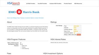 BMO Harris Bank - HSA Search