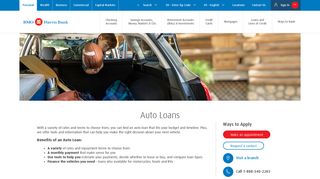 Auto Loan| Personal Loans and Lines of Credit | BMO Harris Bank