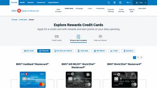 Rewards Credit Cards | BMO - BMO Bank of Montreal