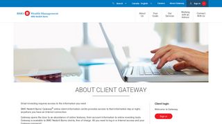 About Gateway| BMO Nesbitt Burns - BMO Bank of Montreal