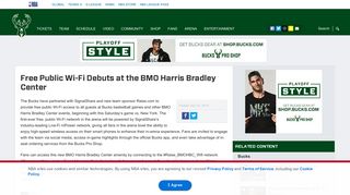 Free Public Wi-Fi Debuts at the BMO Harris Bradley Center - NBA.com