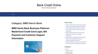 BMO Harris Bank Credit Card Login - russian-politics