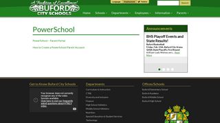 PowerSchool - Buford City Schools