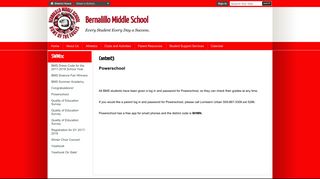 SWMisc / Powerschool - Bernalillo Public Schools