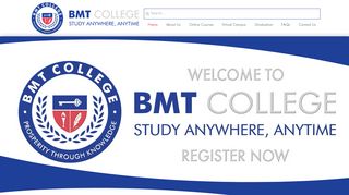 Study Online Anytime, Anywhere - BMT College - Online College