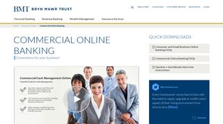Commercial Online Banking - BMT - Bryn Mawr Trust